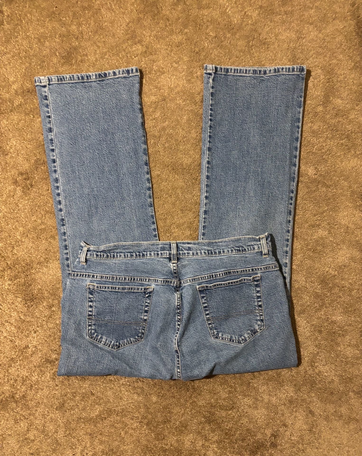 St. John's Bay Stretch Bootcut Jeans Womens 18W Medium Wash Denim Plus Size 4
