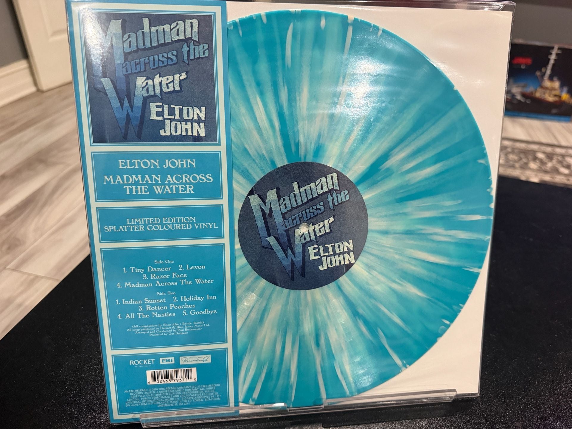 Elton John Madman Across The Water Limited Edition Splatter Vinyl LP 1