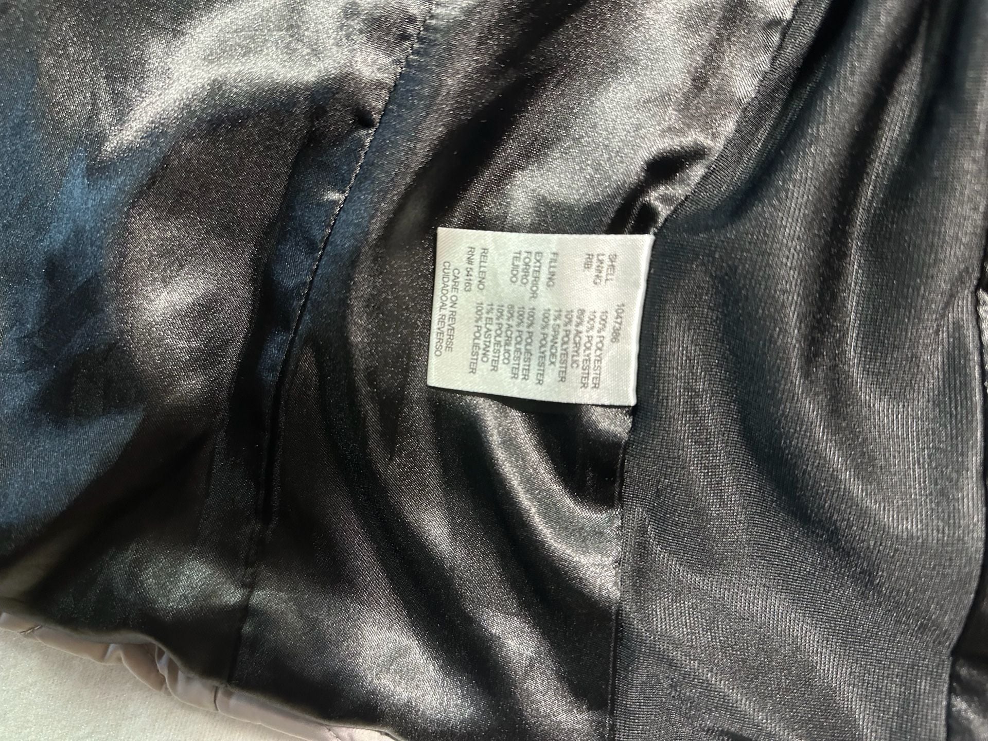 Andrew Marc Quilted Vest Size M Gray Full Zip Puffer 10