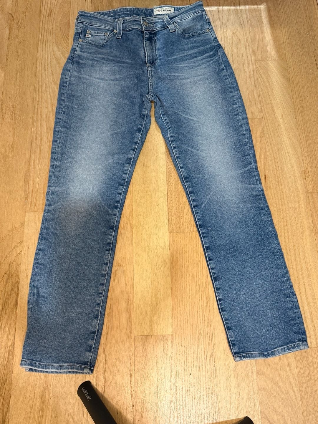 AG Jeans Prima High-Rise Slim Straight Size 27 Blue Denim 2