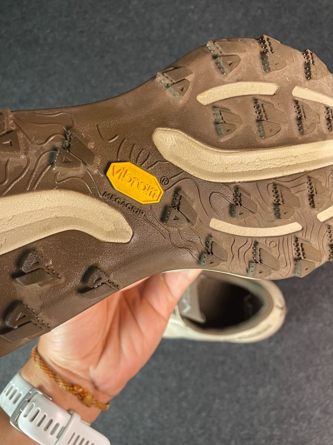 Mount To Coast T1 Trail Running Shoes Size 13 Tan Vibram Soles 4