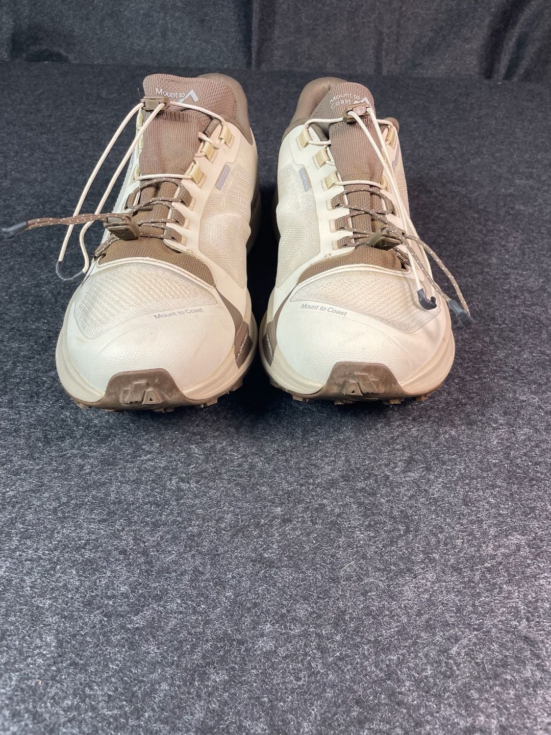 Mount To Coast T1 Trail Running Shoes Size 13 Tan Vibram Soles 5