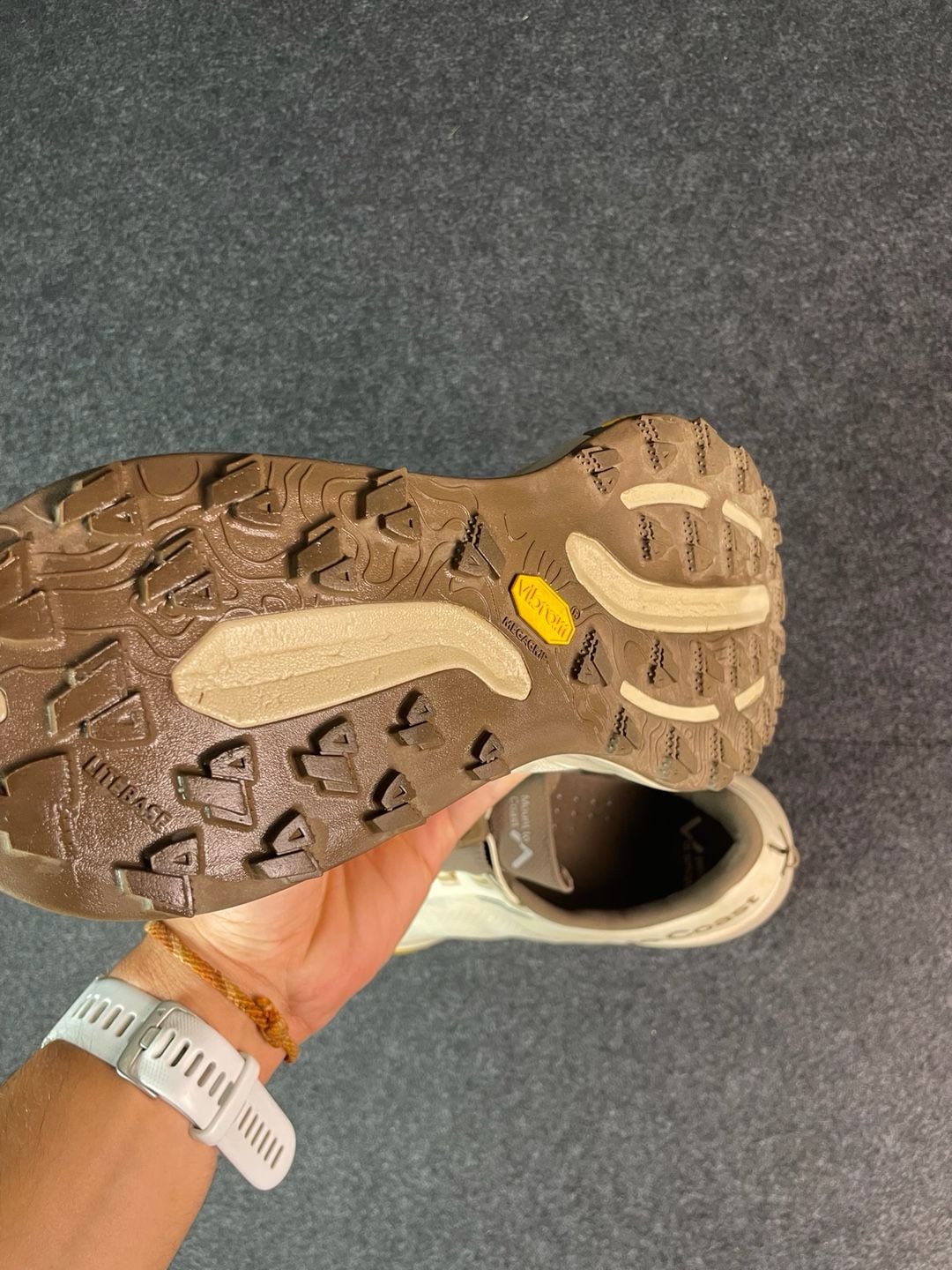 Mount To Coast T1 Trail Running Shoes Size 13 Tan Vibram Soles 8