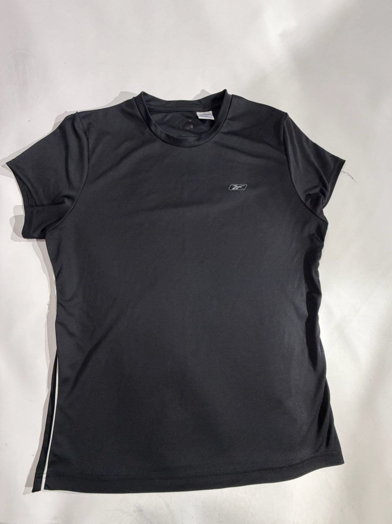 Reebok Black Short Sleeve Athletic Performance Shirt Size L 2