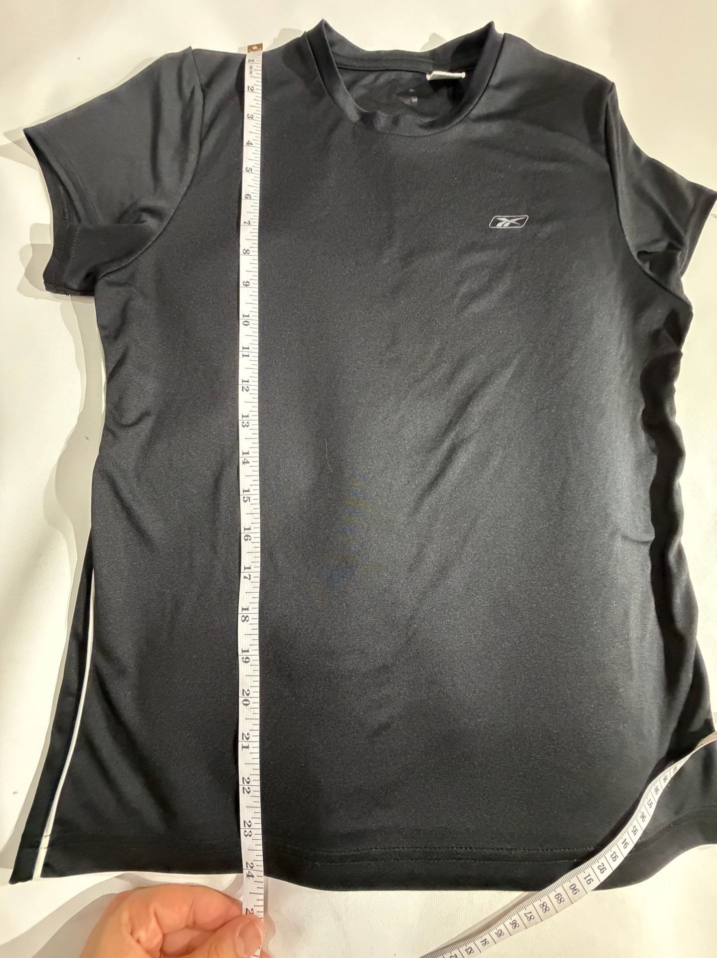 Reebok Black Short Sleeve Athletic Performance Shirt Size L 5