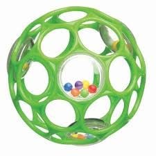 Bright Starts Baby Oball Easy Grasp Rattle Ball Sensory Toy 4
