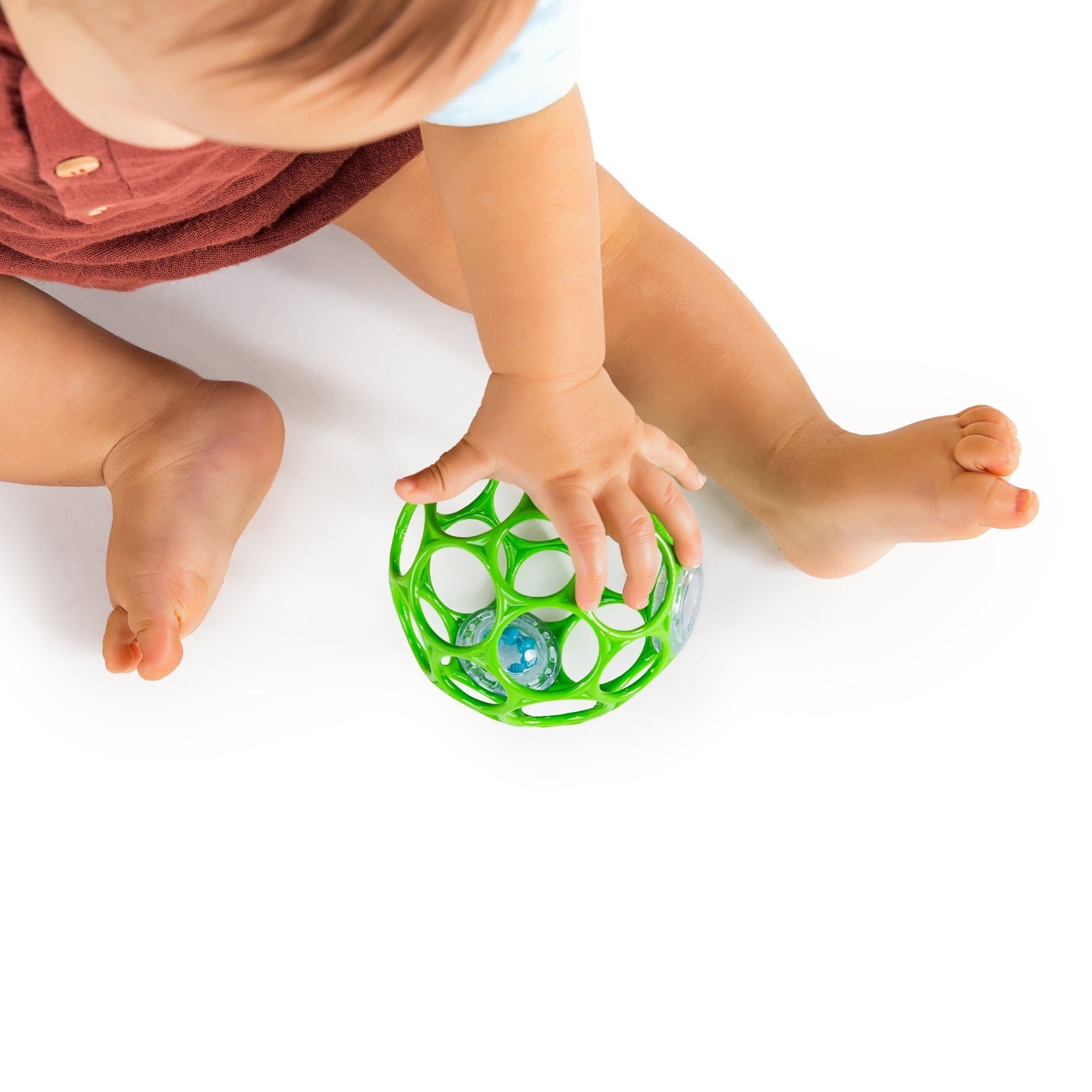 Bright Starts Baby Oball Easy Grasp Rattle Ball Sensory Toy 6