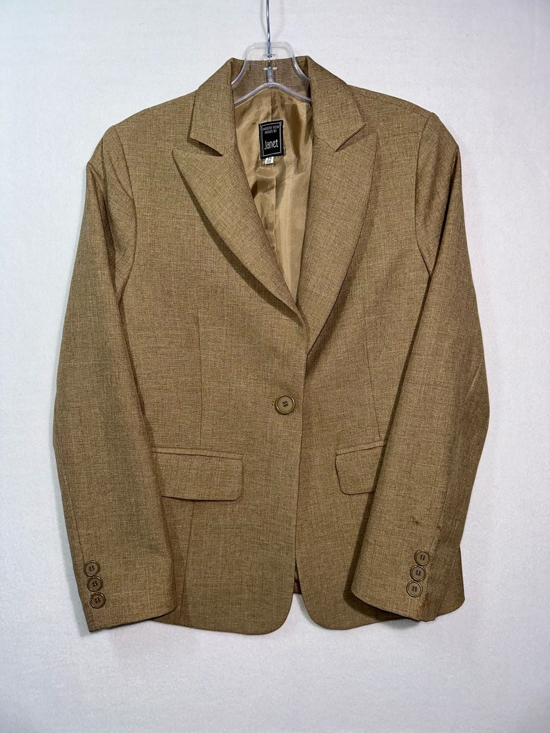 Janet Blazer Size 66 Brown 2