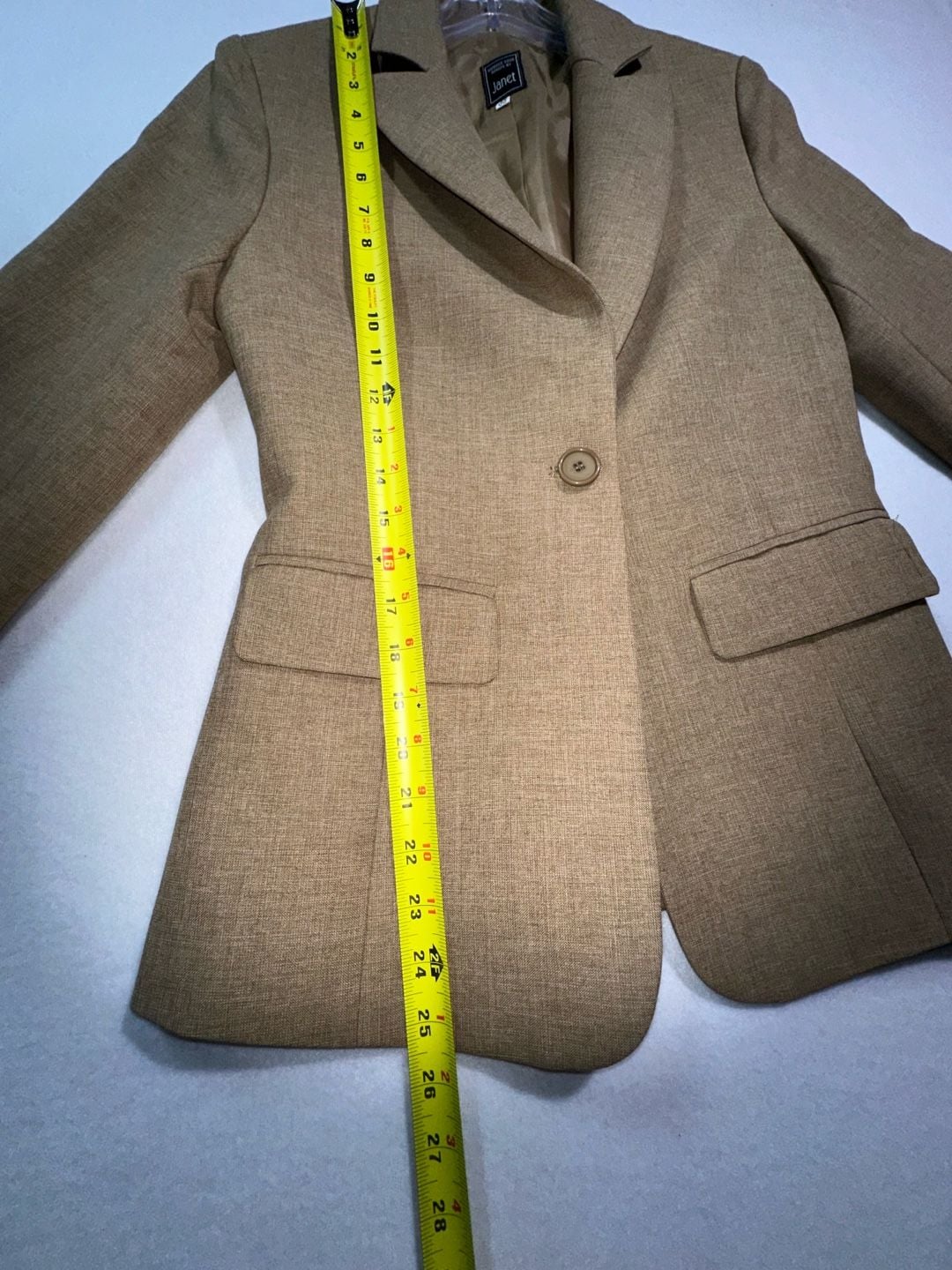 Janet Blazer Size 66 Brown 7