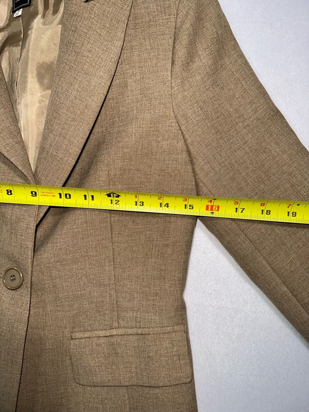 Janet Blazer Size 66 Brown 9