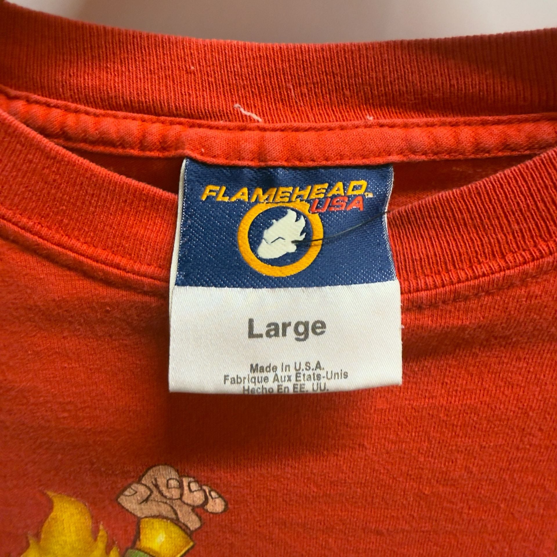 Vintage T&C Surf Designs Long Sleeve Graphic T-Shirt Red Size Medium 5