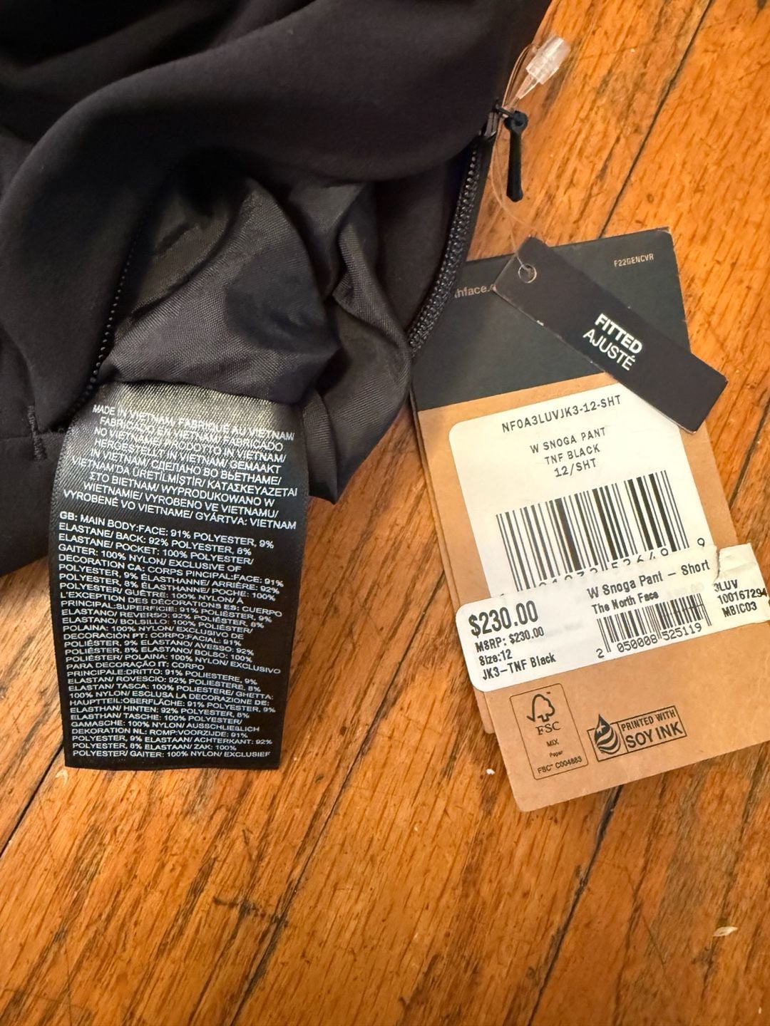 The North Face Women's Snoga Snow Pants, Black, Size 12 Short - NWT 10