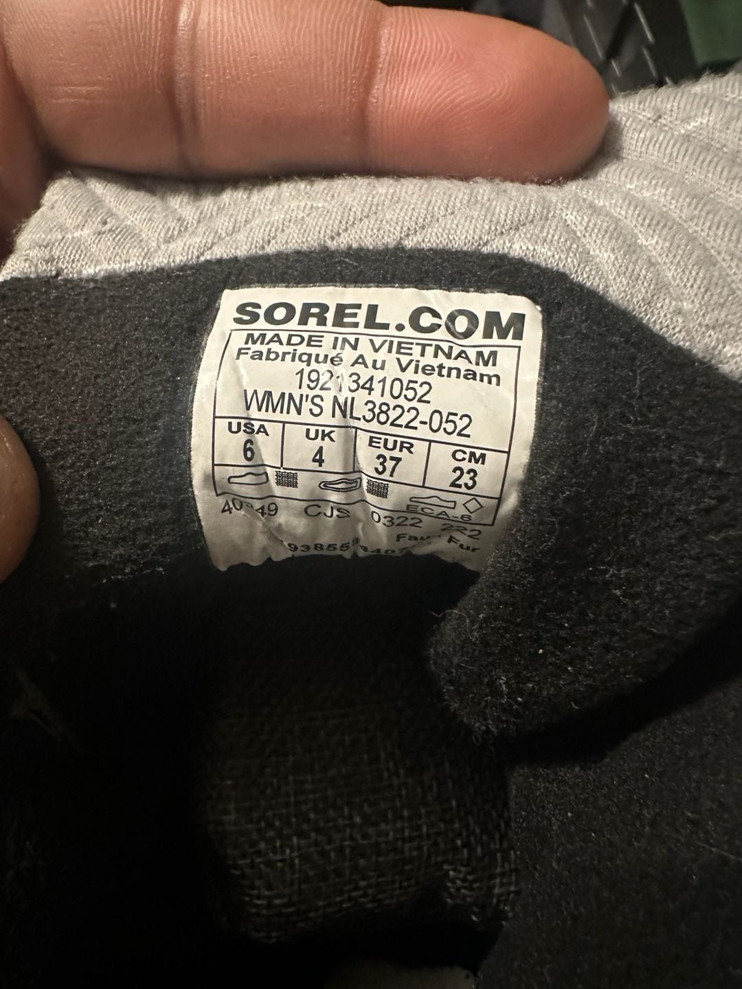 Sorel Out N About Puffy Boots Size 6 Grey Waterproof Winter Shoes 4