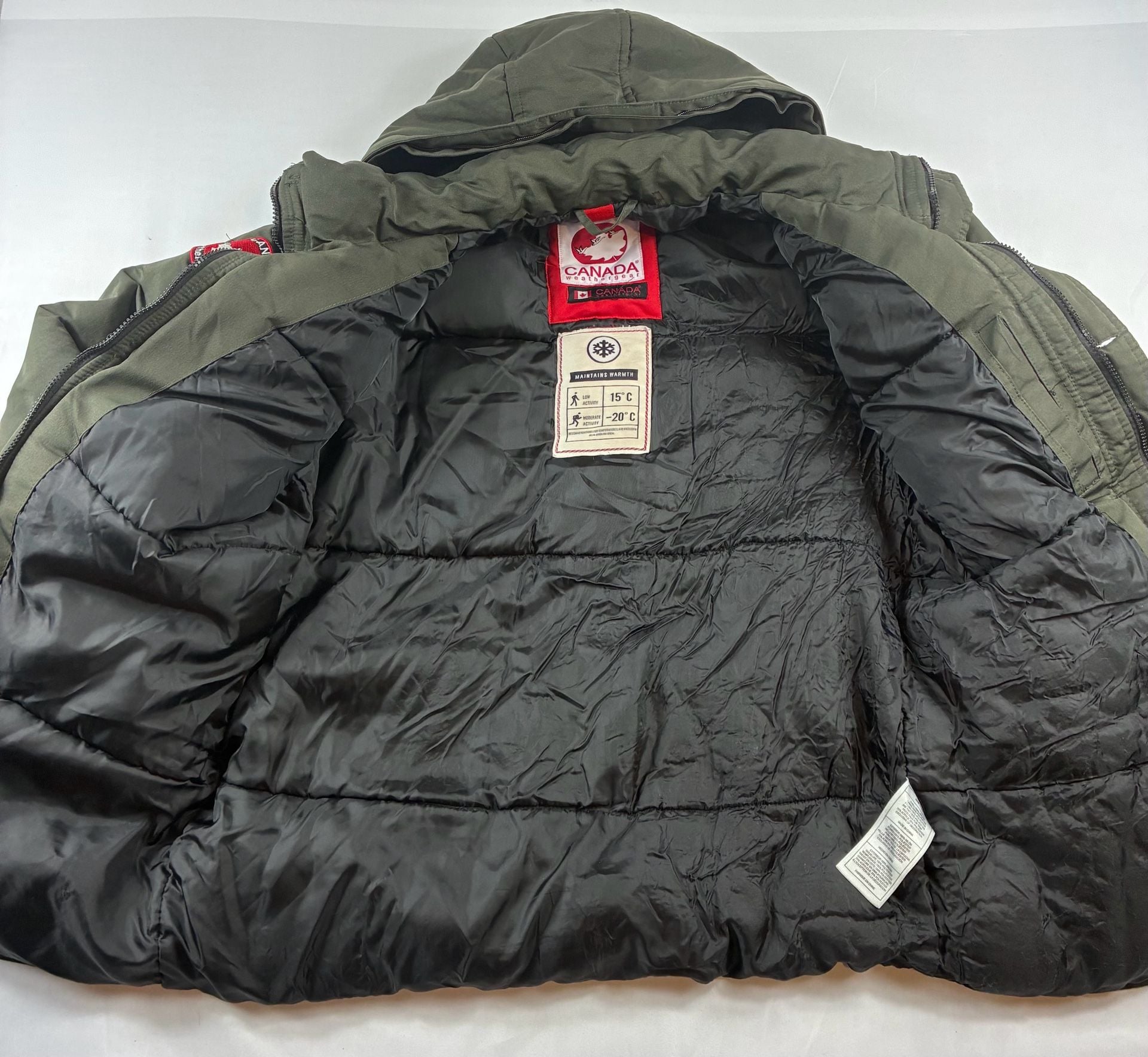 Canada Weather Gear Winter Parka Jacket Green 10