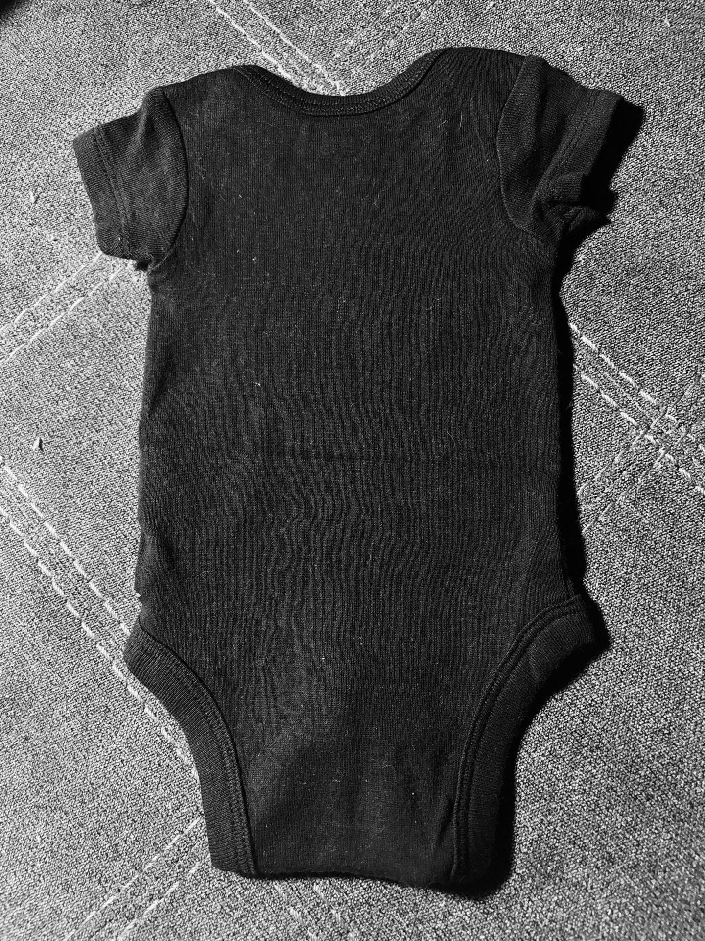 Gerber Onesies Baby Boy Short Sleeve Bodysuits Black Newborn 4