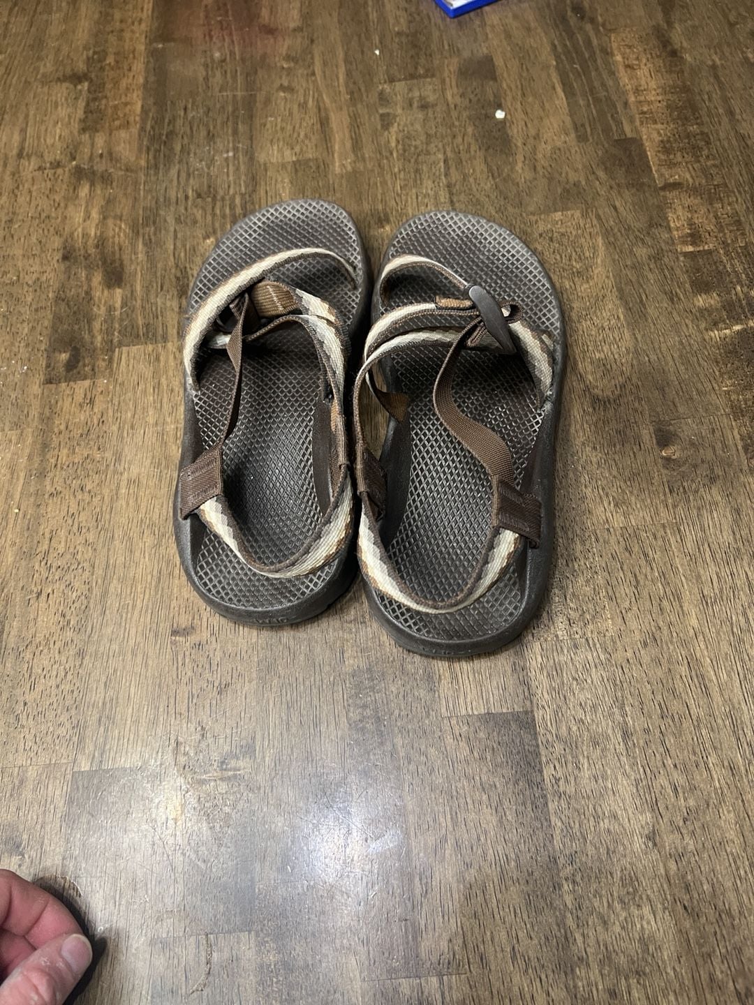 Chaco Z/Cloud 2 Sandals Size W10 Brown Geometric Pattern Straps 5