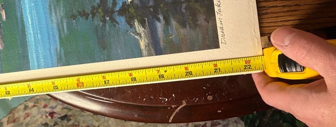 Robert Wands Dream Lake Mountain Landscape Art Print Numbered 9