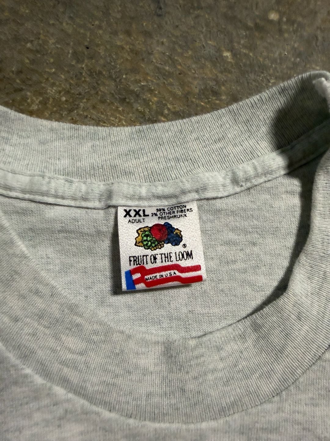 Fruit of the Loom Weenie World T-Shirt XXL Grey Graphic Tee Portola CA 4