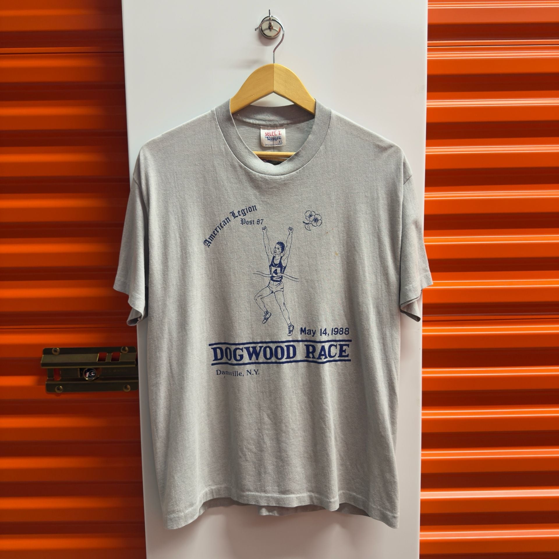Select T-C-T Dogwood Race 1988 T-Shirt Size XL Gray 2