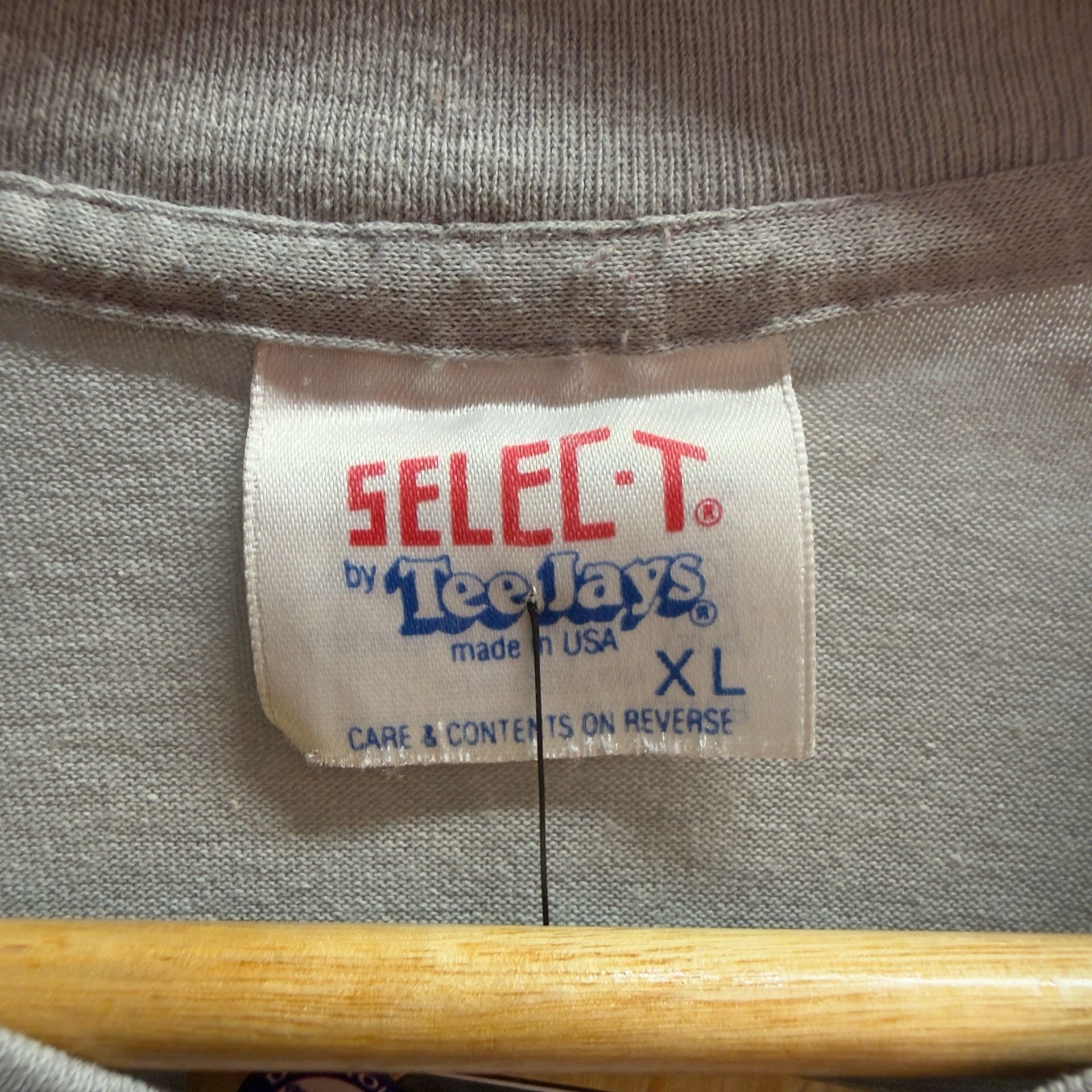 Select T-C-T Dogwood Race 1988 T-Shirt Size XL Gray 4