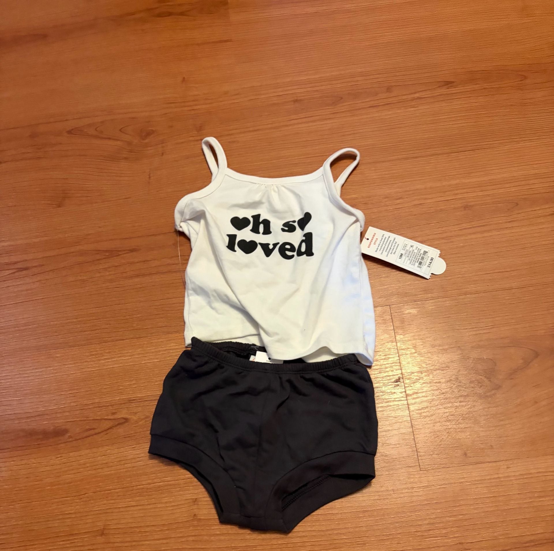Cat & Jack Oh So Loved 2-Piece Outfit Size 18M 2