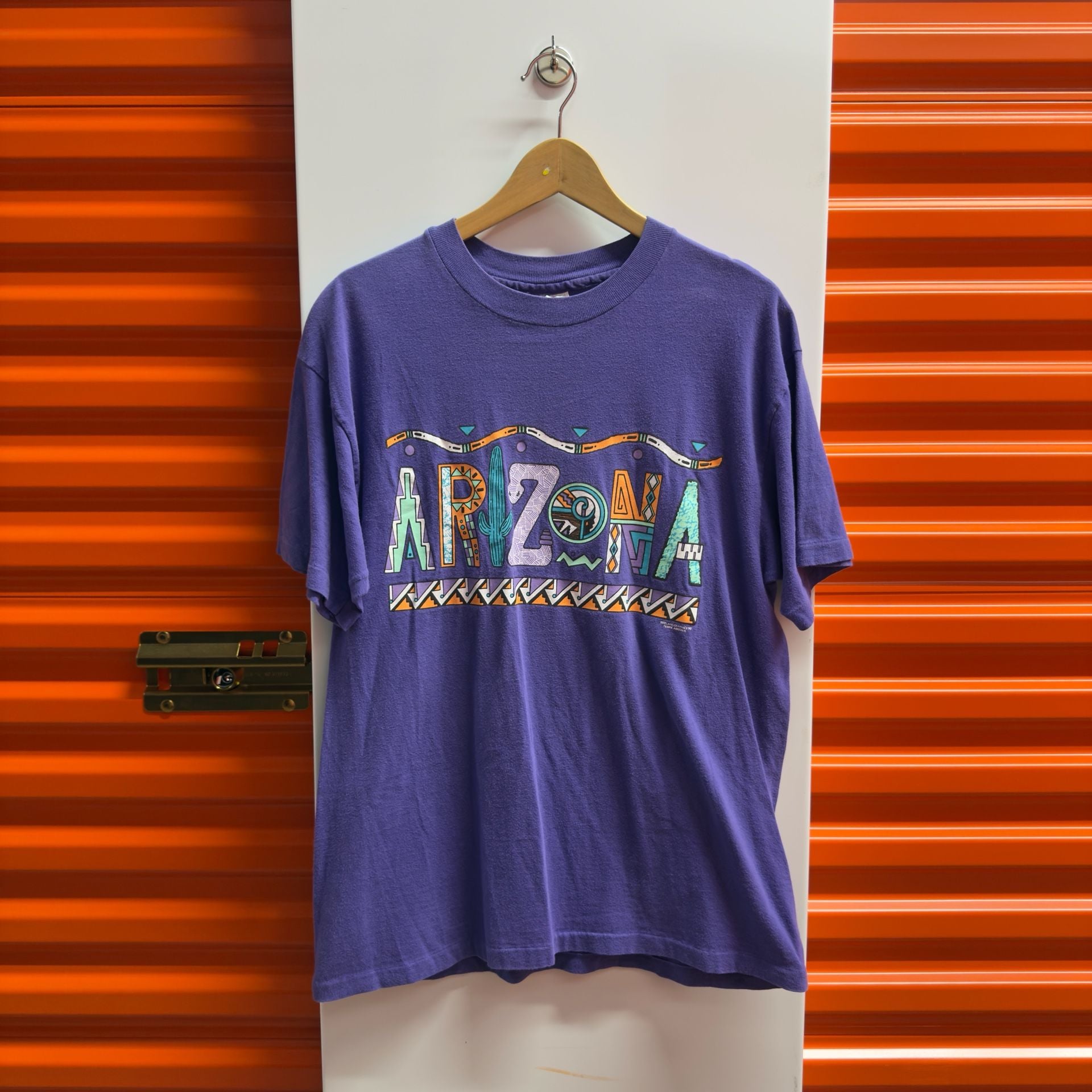 Vintage Arizona Southwestern Graphic T-Shirt Purple 2