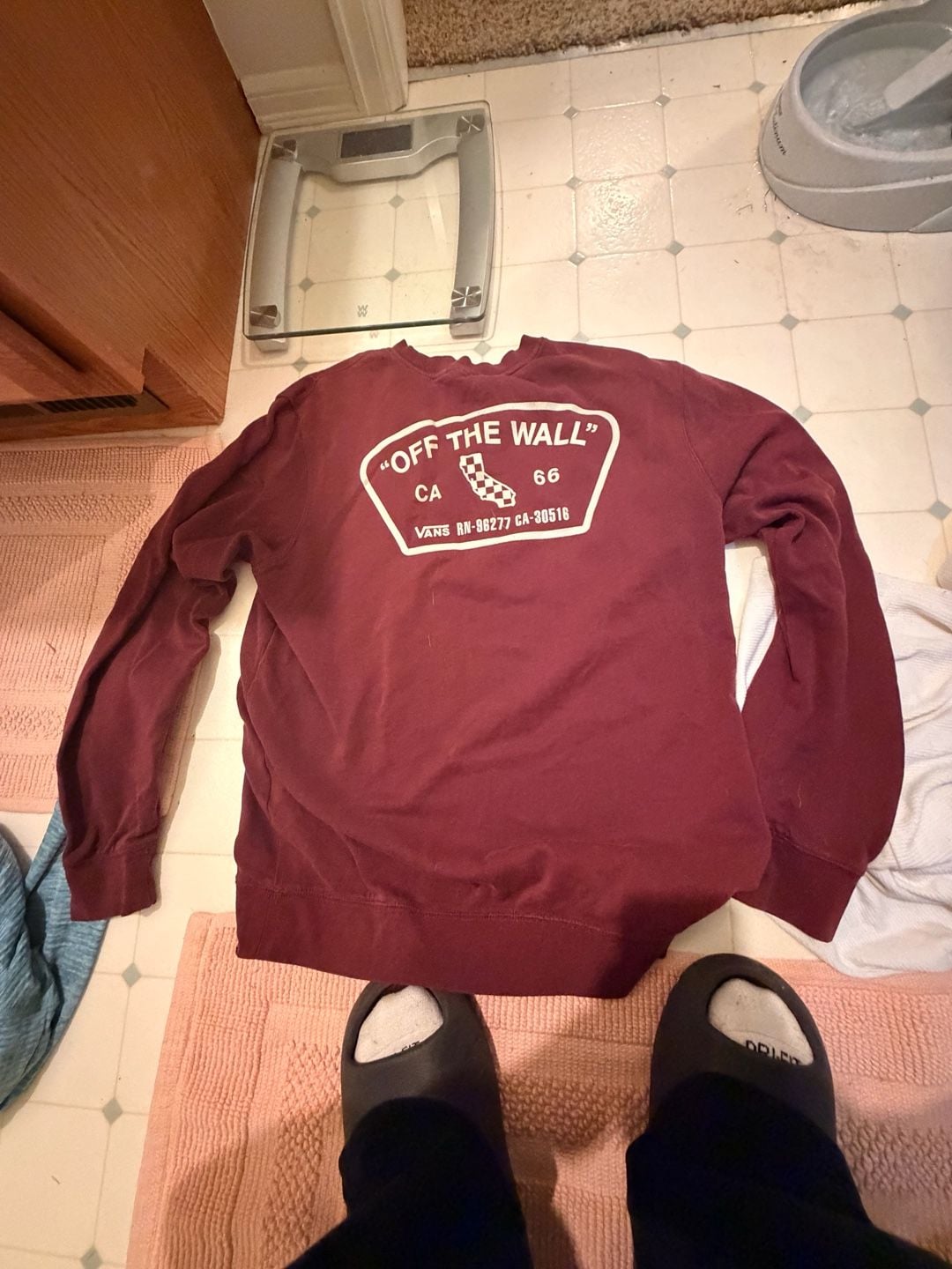 Vans Sweatshirt Burgundy Crewneck 5