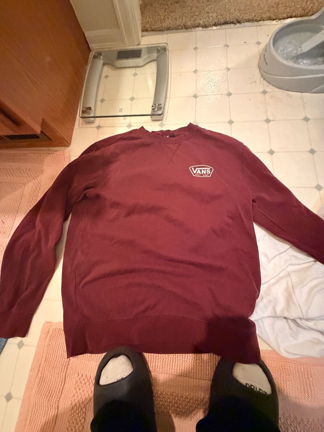 Vans Sweatshirt Burgundy Crewneck 6