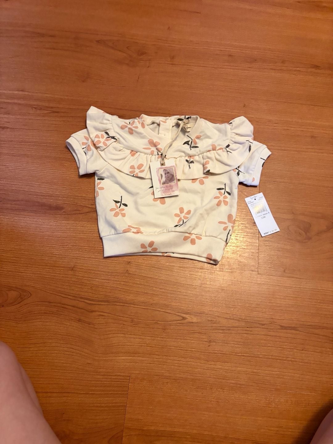 Jessica Simpson Baby Floral Ruffle Top Size 12M 8