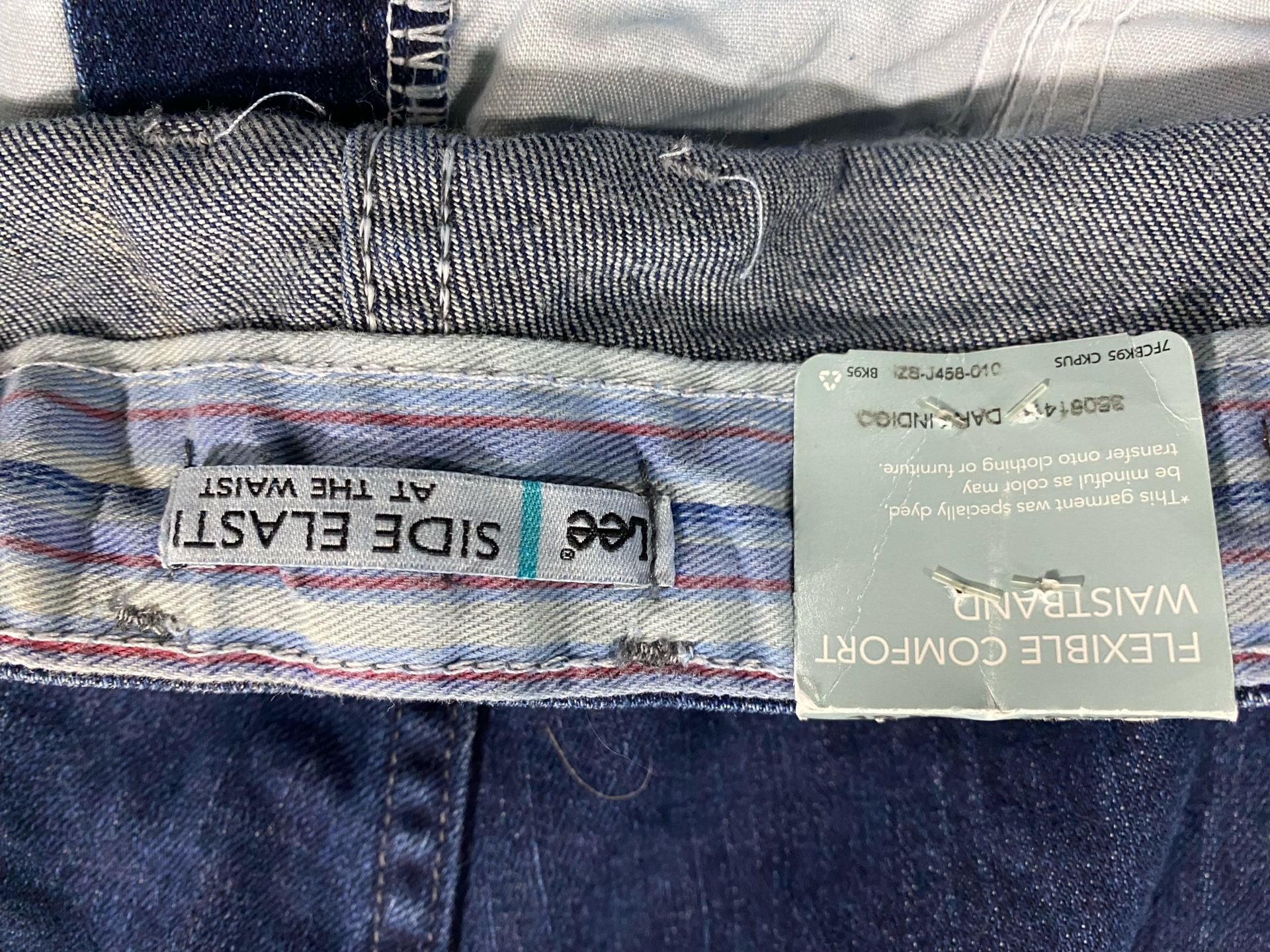 Lee Relaxed Fit Tapered Leg Jeans Size 18 Medium Blue Stretch 8