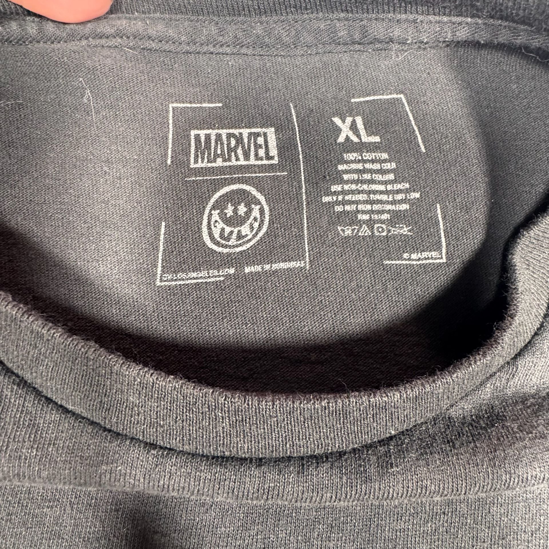 Marvel x VLONE Spider-Man T-Shirt Size XL Black Graphic Tee 5