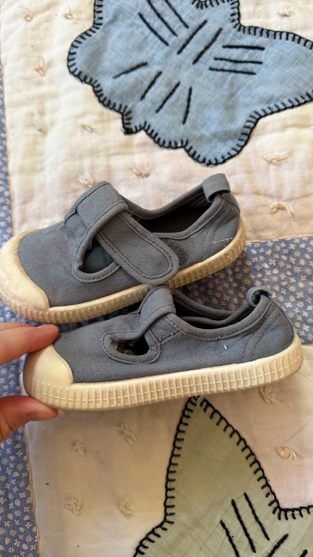 H&M Canvas Mary Jane Shoes 6