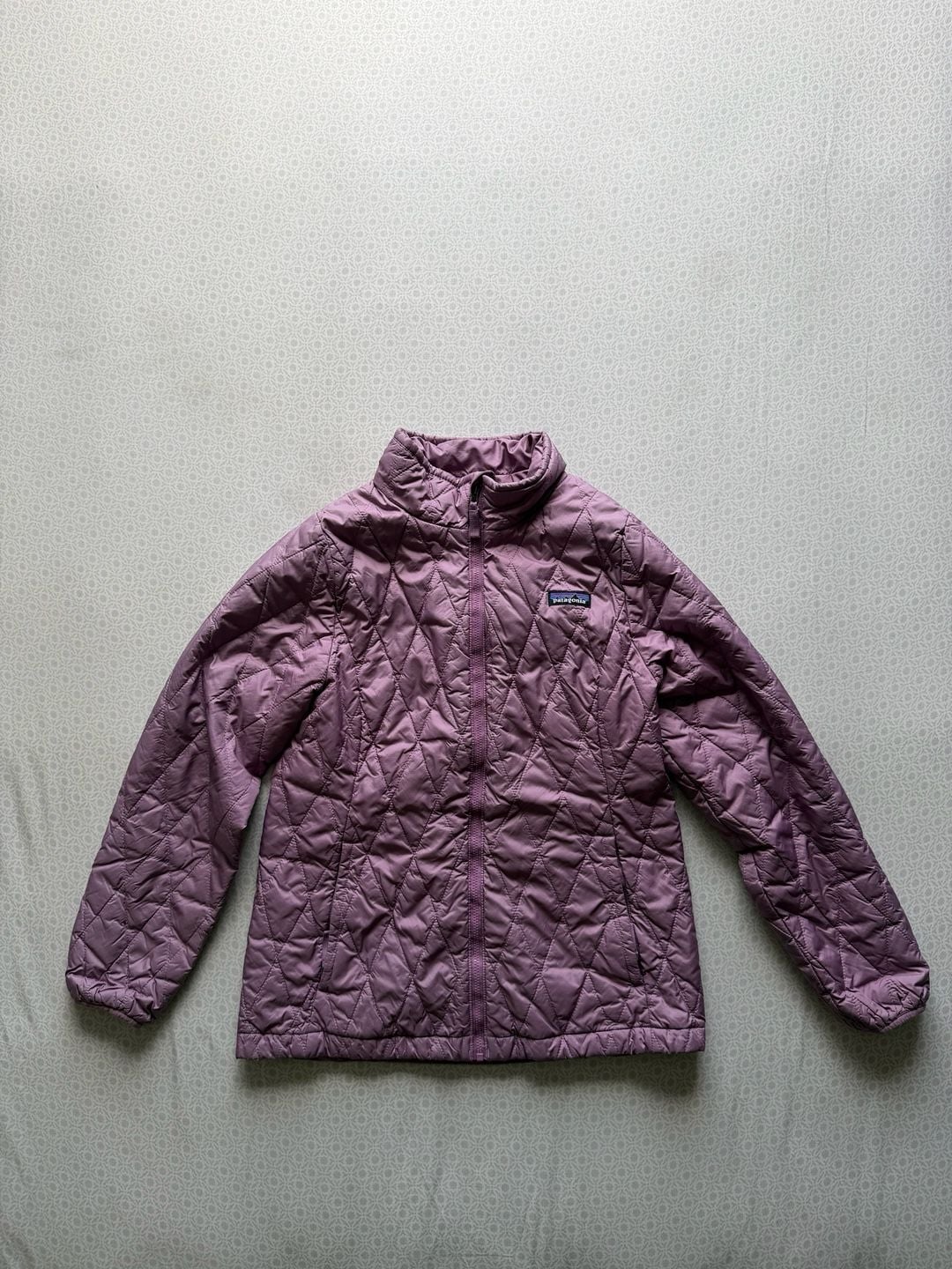 Kids Patagonia Nano Puff Jacket Purple 2