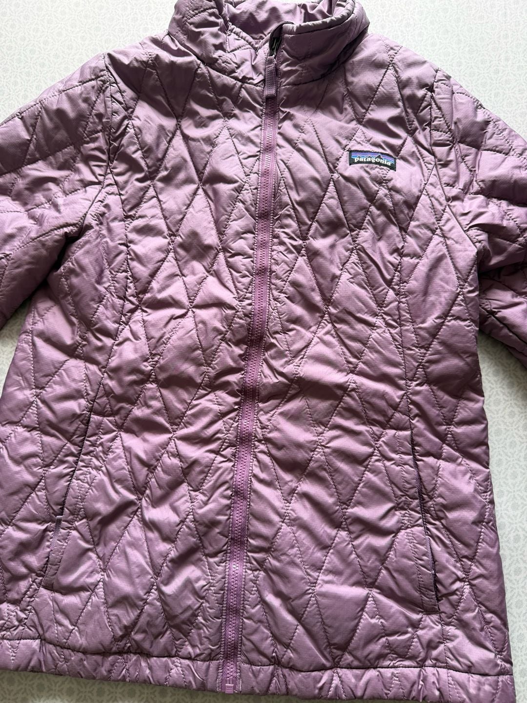 Kids Patagonia Nano Puff Jacket Purple 3