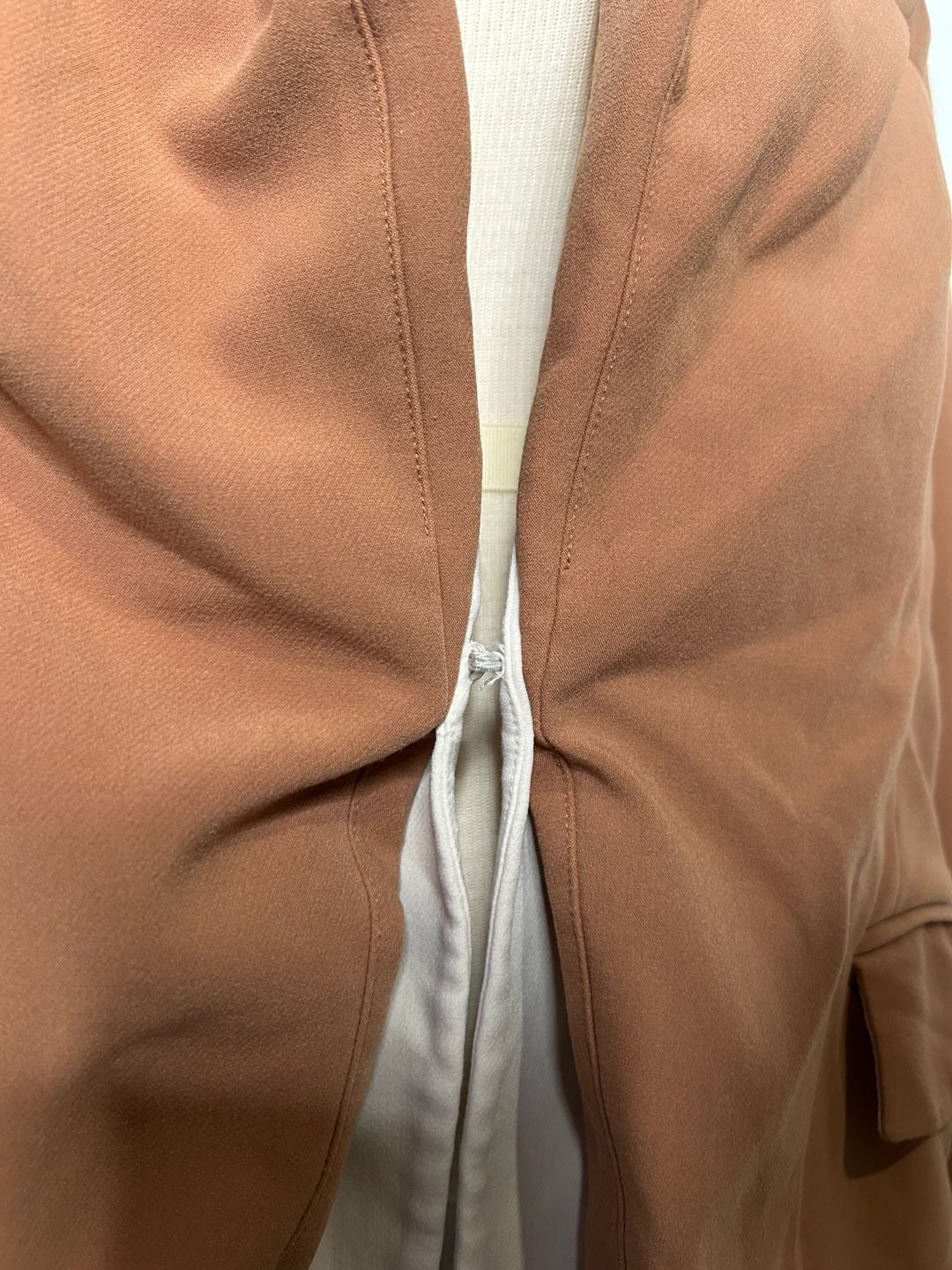 Favourite Daughter The Kelly Blazer Jacket Coat in Tan 6
