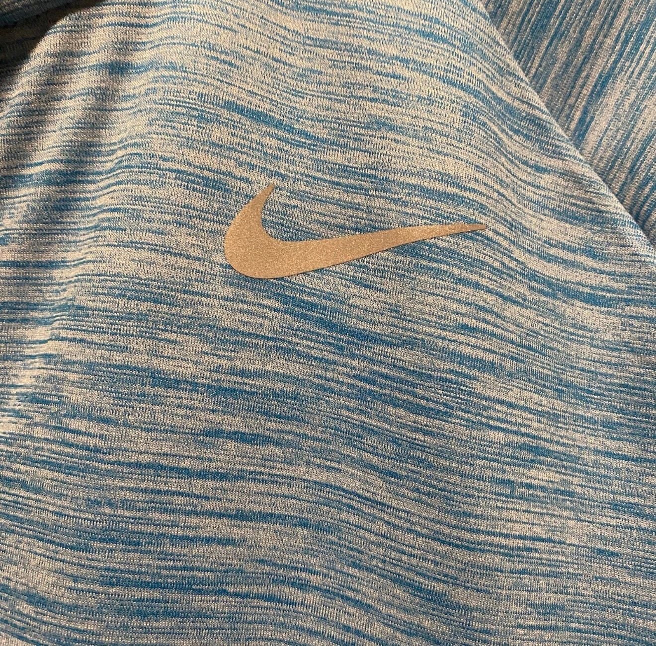 Nike Dri-FIT 1/2 Zip Pullover Size S Blue Running Shirt 5