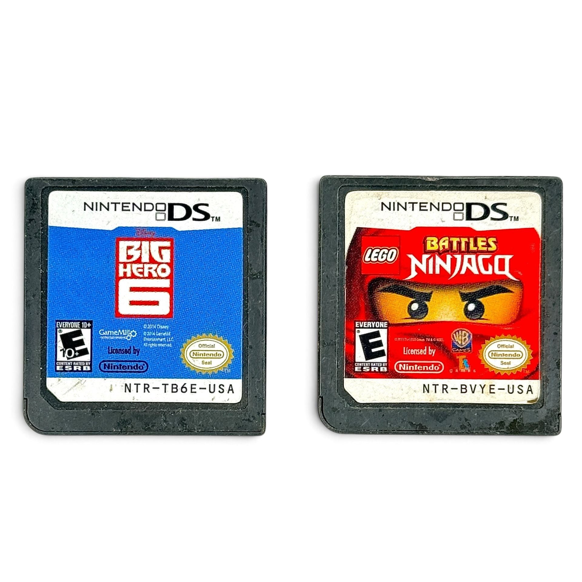 Nintendo DS Lot Big Hero 6 And Lego Battles Ninjago Cartridges Tested Working 1