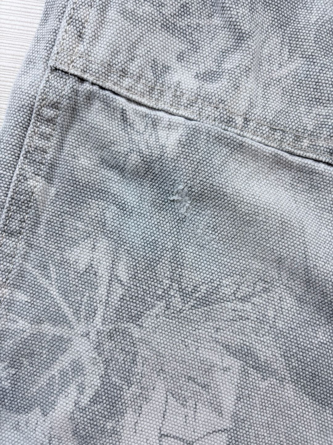 Kids RSQ Camo Carpenter Pants Size 12 Grey Leaf Print 8