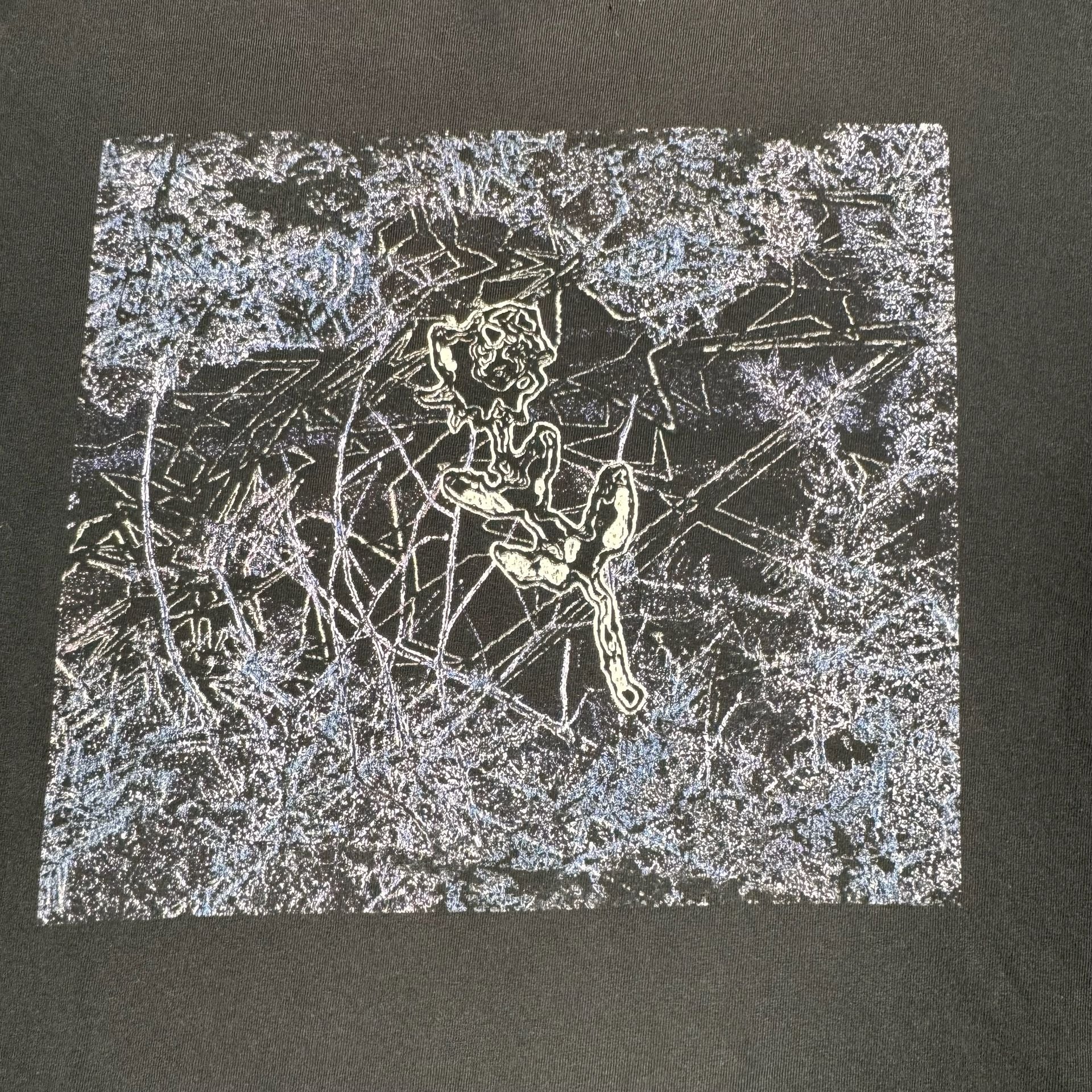 Graphic Art Print T-Shirt Black Graphic Tee 6