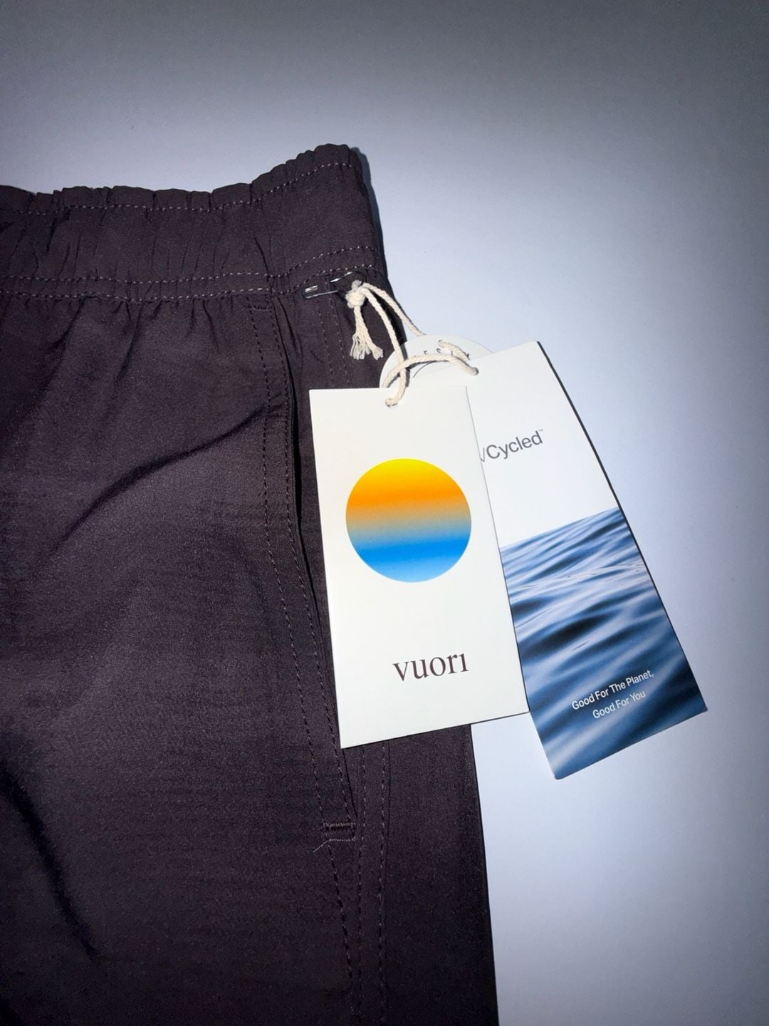 Vuori Banks Boardshorts Size L Grey Patterned 3