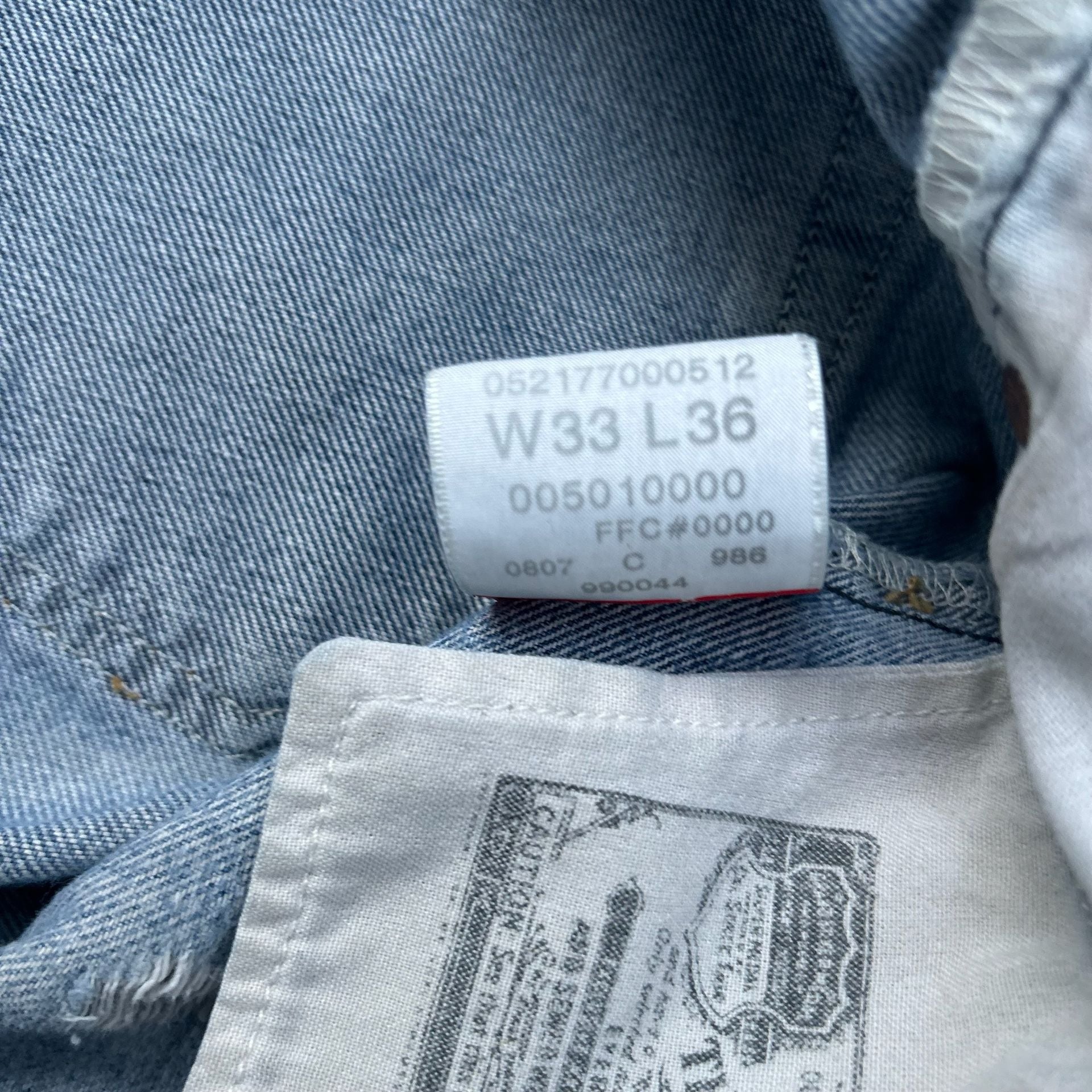 Vintage Levi's 501 Button fly Jeans Y2K 5