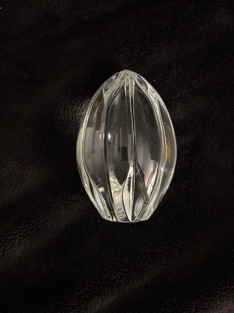 Baccarat Crystal Bud Figurine Paperweight 1