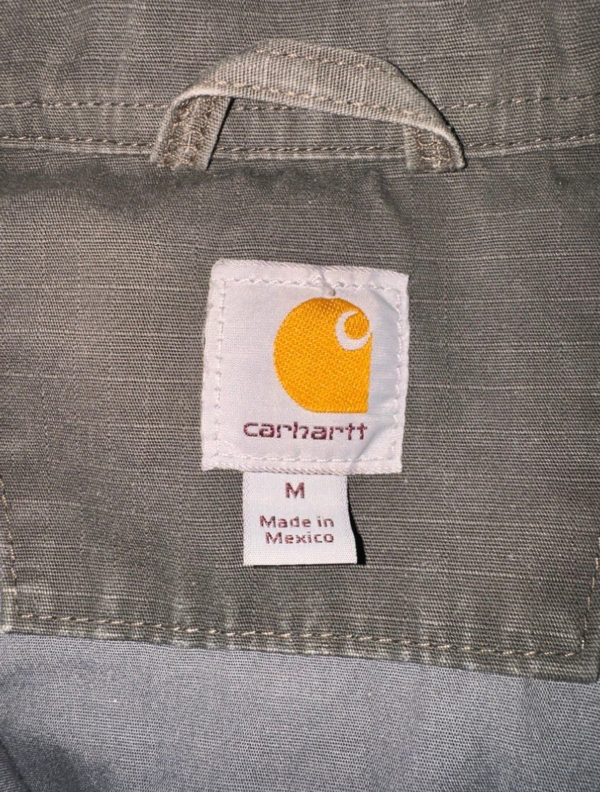 Carhartt Heated Jacket Size M Brown Ripstop Canvas Utility Coat 4