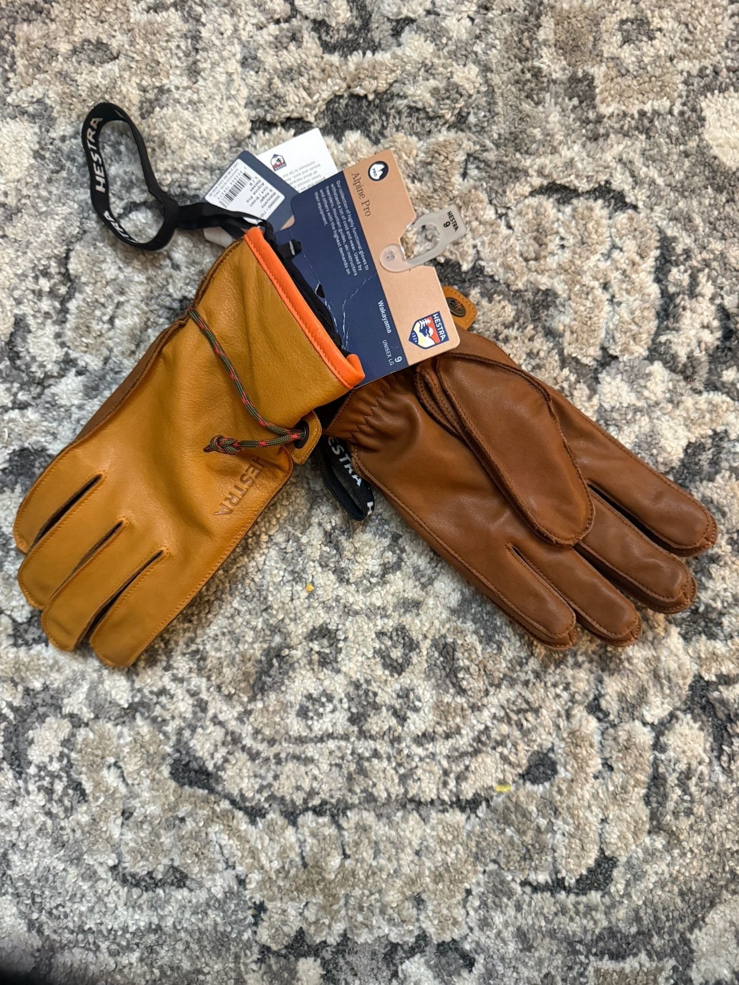 Hestra Leather Gloves Brown 2