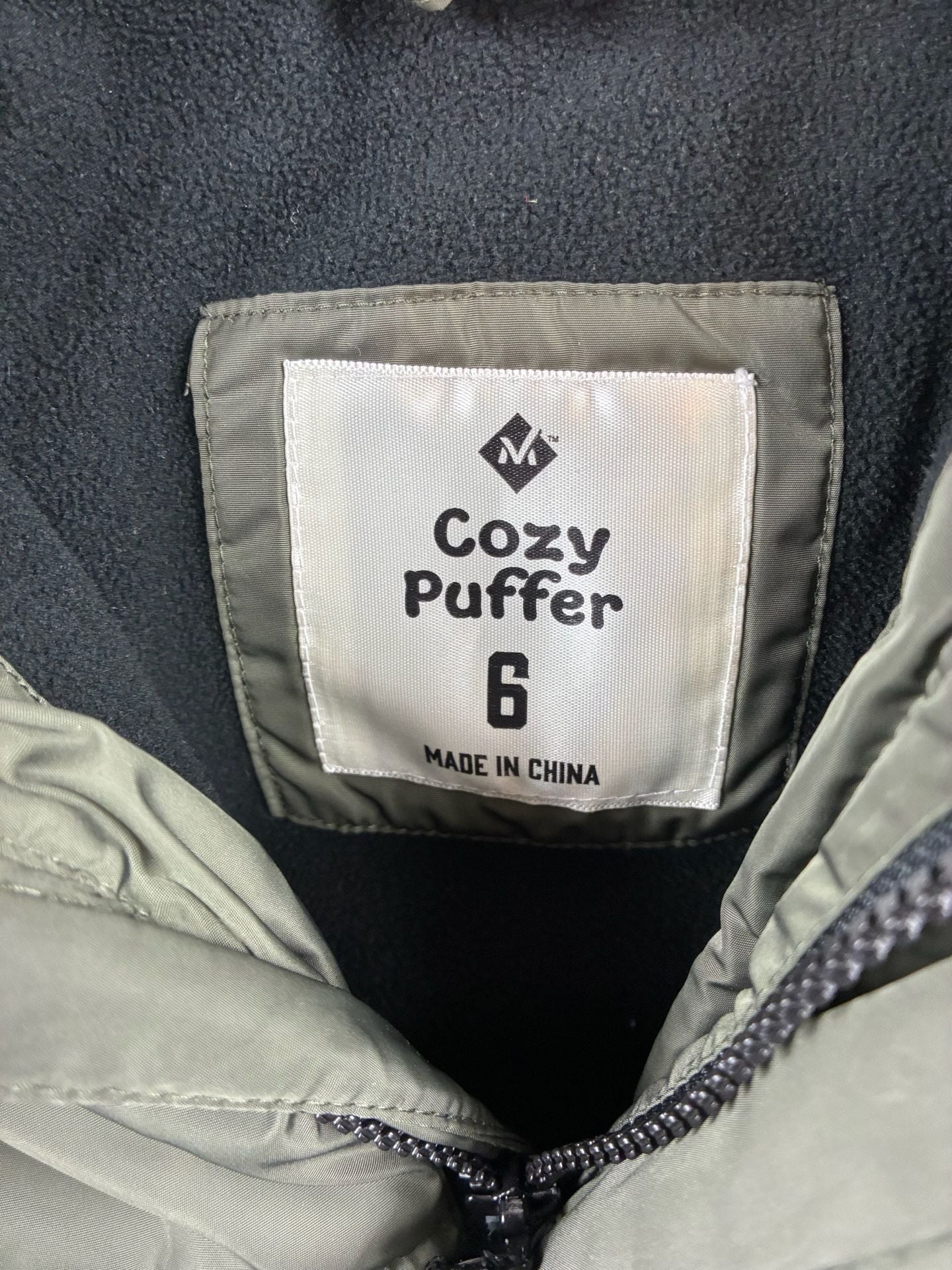 Cozy Puffer Jacket Green Faux Fur Hooded Coat 5