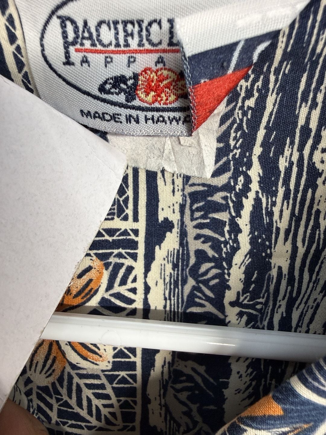 Pacific Legend Apparel Hawaiian Shirt Blue Tropical Print Made In Hawaii 3