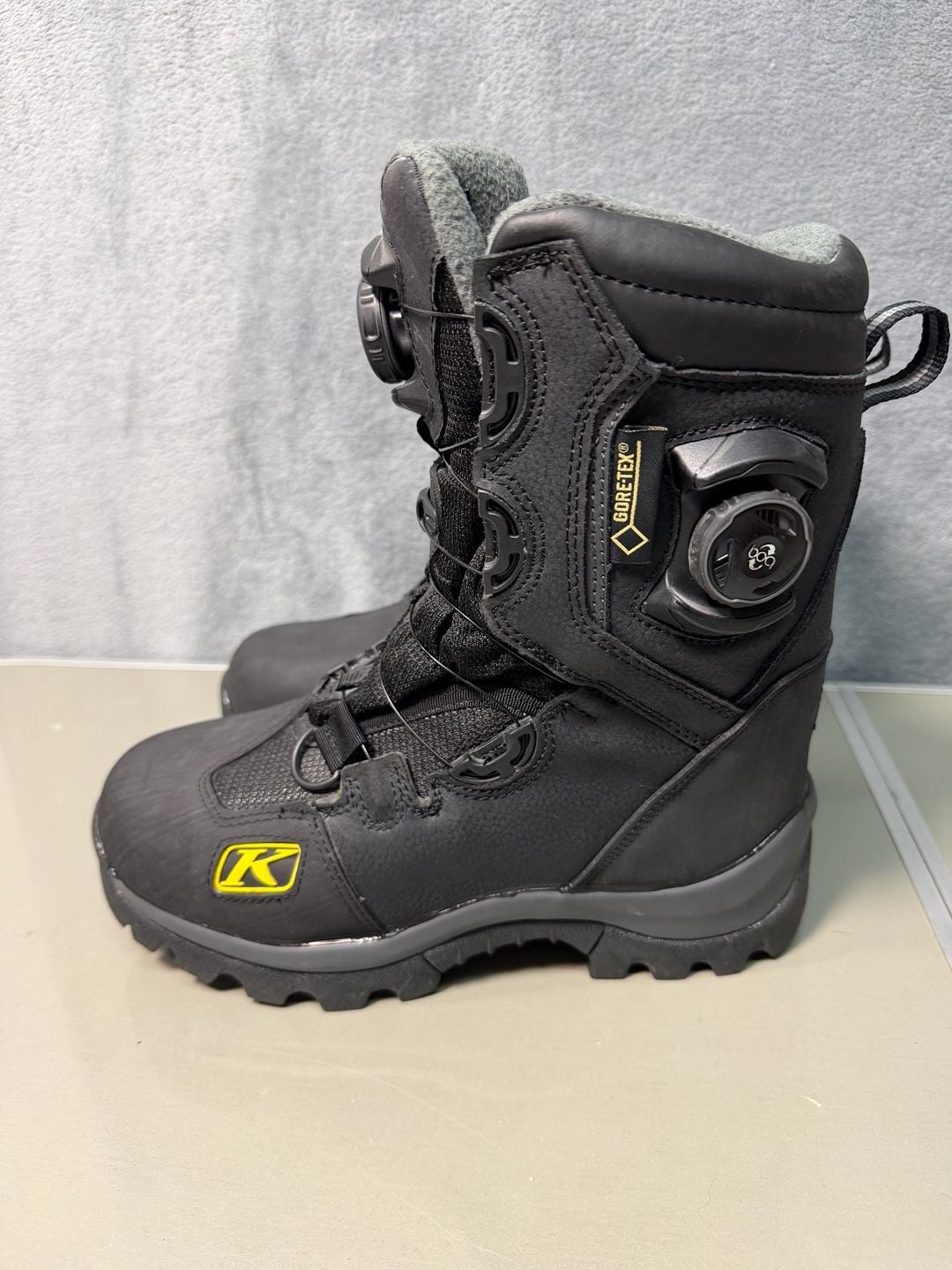  KLIM Adrenaline GTX riding Boots BOA  Men’s Sz  7  lady’s 8 Gore-Tex waterproof 7