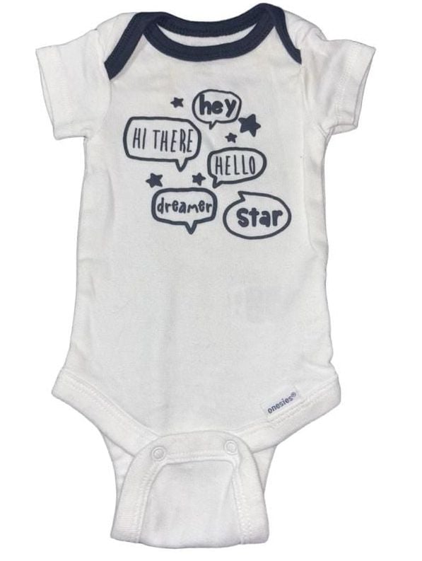 Gerber Onesies Baby Boy Short Sleeve Bodysuits Newborn 2