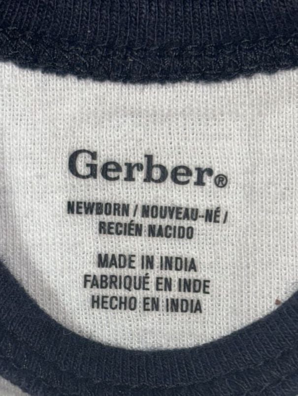 Gerber Onesies Baby Boy Short Sleeve Bodysuits Newborn 8