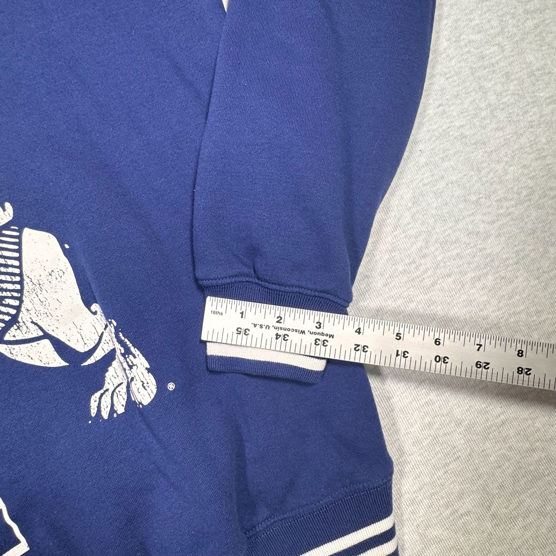Yale University Sweatshirt Size L Blue Bulldog Graphic Crewneck 5